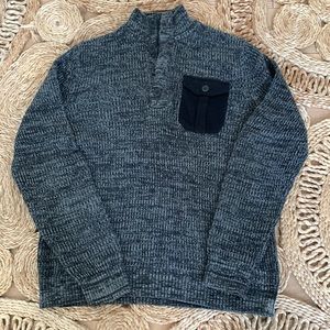 Express Mens Quarter Zip Sweater